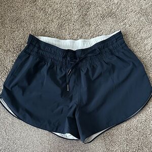 Lululemon Navy/Blue Reversible Athletic Shorts